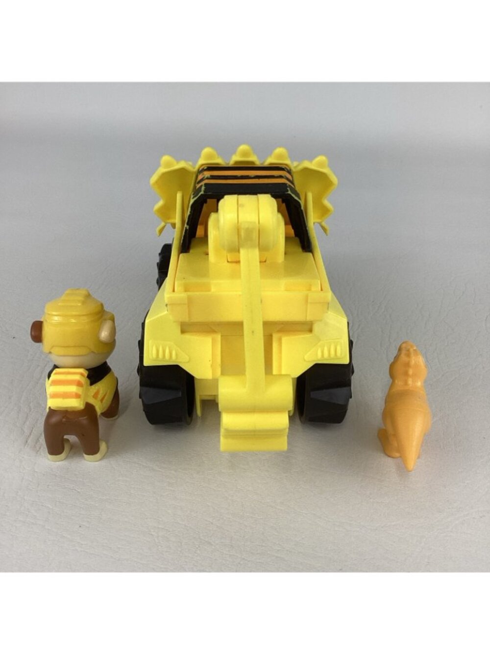 Paw Patrol Dino Rescue Rubble with Figure Bulldozer Construction Vehicle Toy Lot - Picture 5 of 6